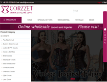 Tablet Screenshot of corzzet.com